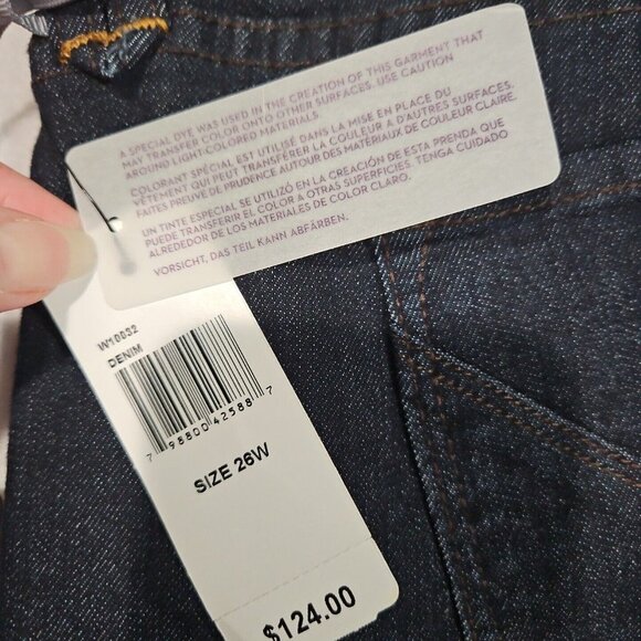 NYDJ Not Your Daughters Womens Barbara Boot Cut Jeans Size 26W‎ Dark Wash - Picture 4 of 12